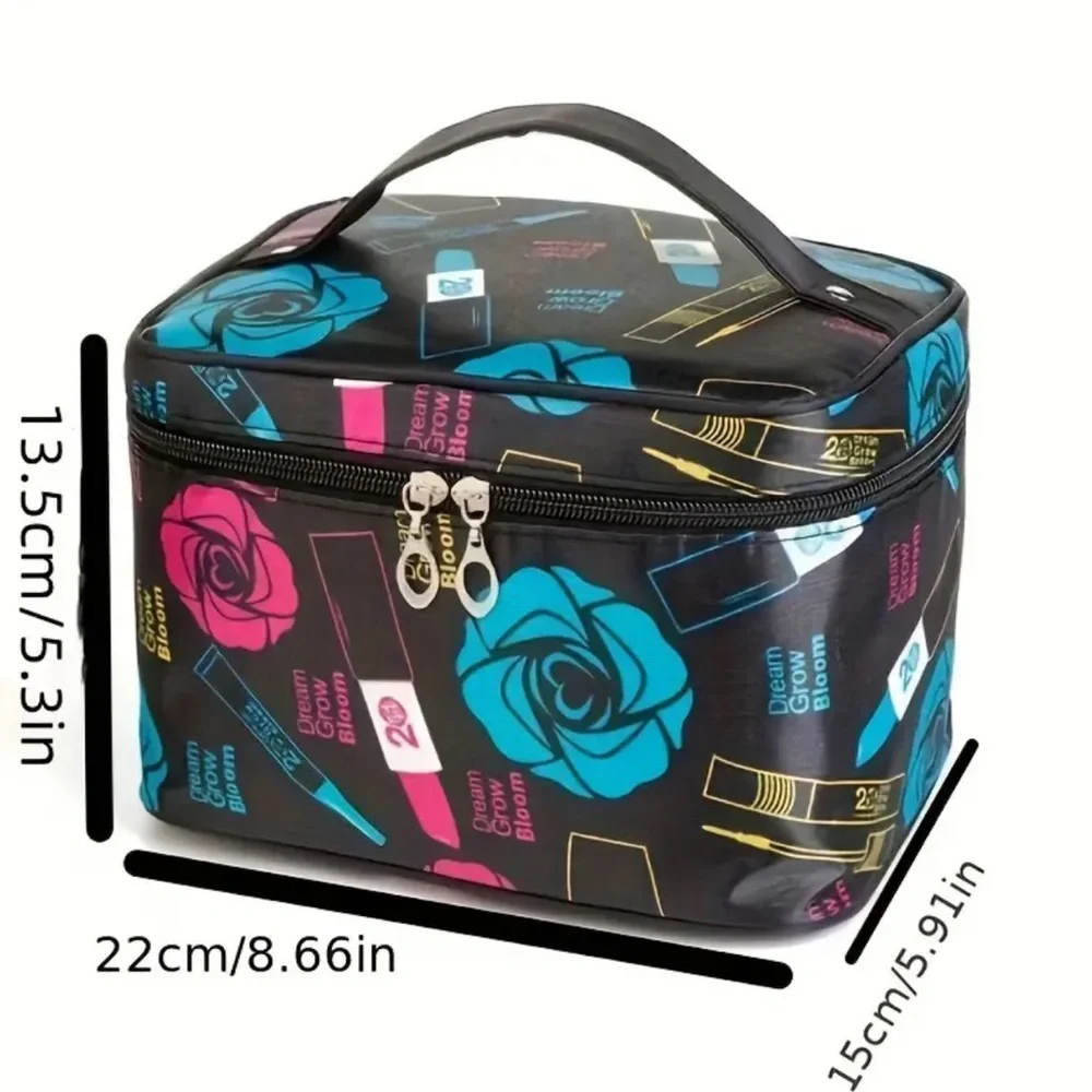Large Capacity Makeup Hand Wash Bag, Casual Versatile Multi Functional Travel